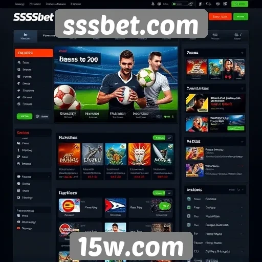 interface do site e experiência do usuário no sssbet.com
